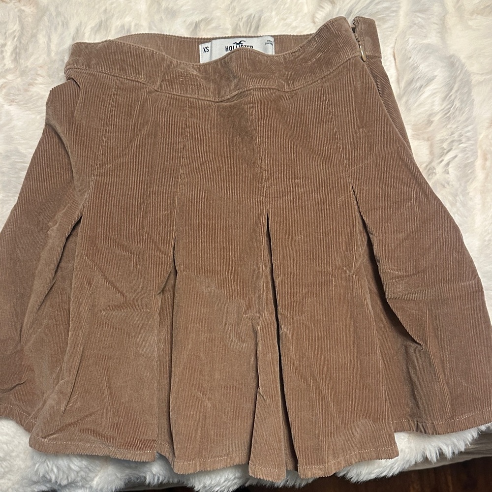 Hollister Tan Corduroy Kids Skirt